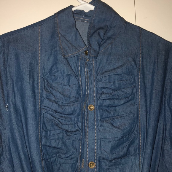 Long Denim Overtop - Picture 5 of 6